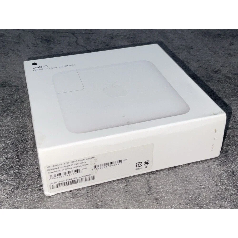 Apple 67W USB-C Power Adapter  Model A2518